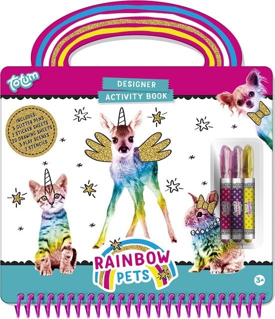 Totum rainbow pets designer doeboek