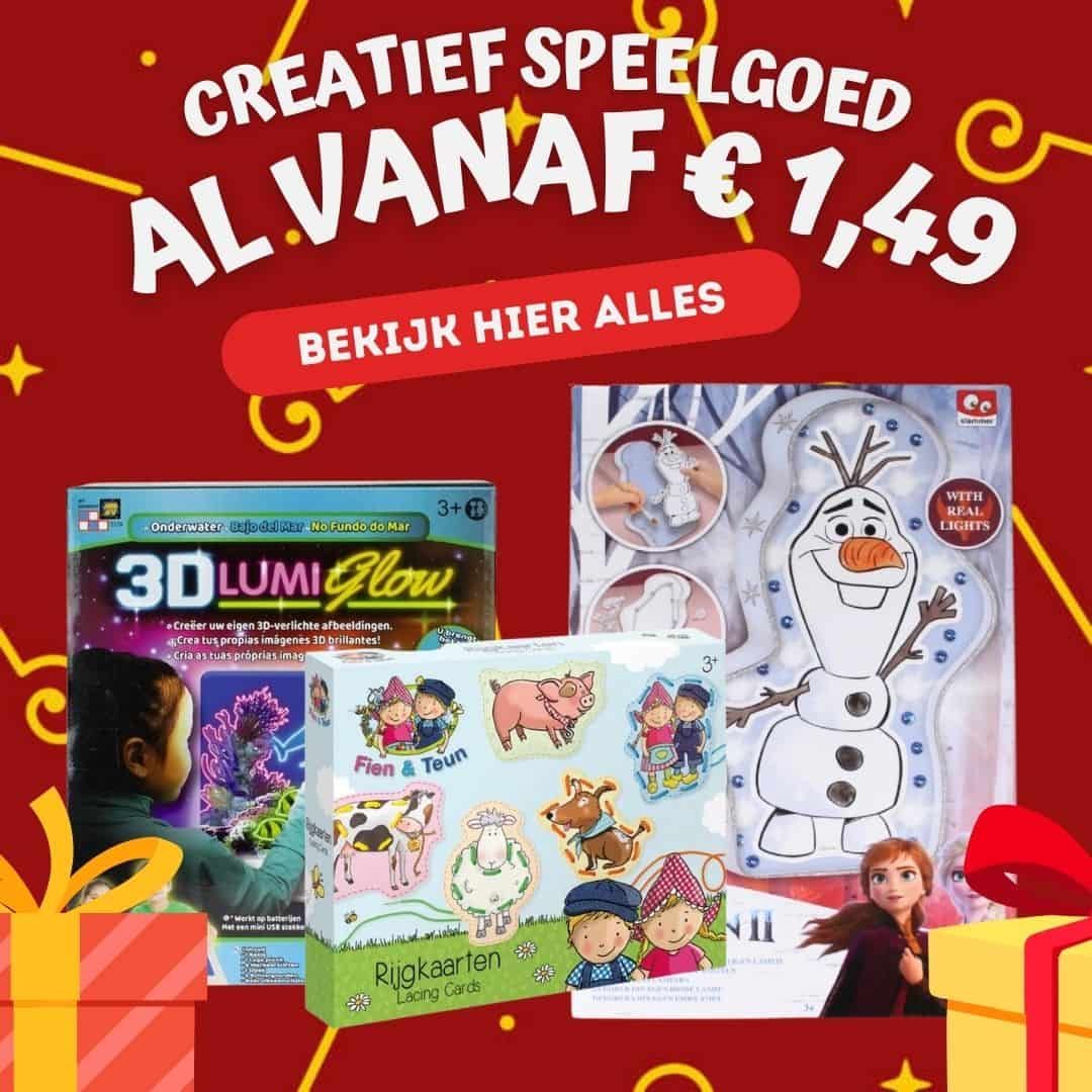 Creatief sinterklaas speelgoed