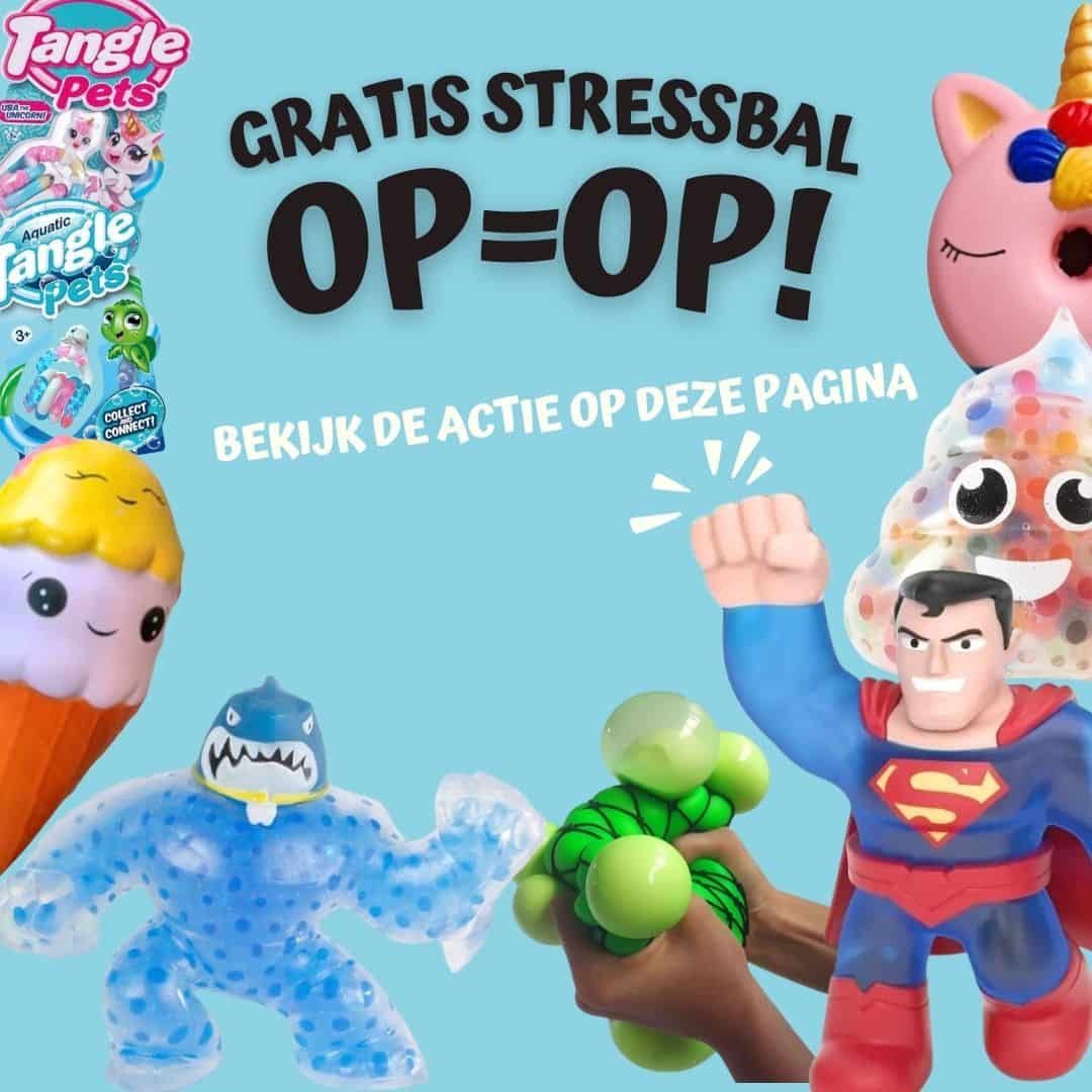 Gratis stressbal actie