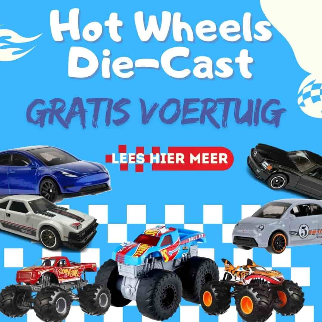 Hot Wheels actie gratis voertuig