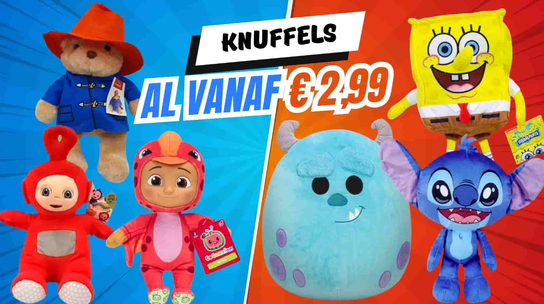 Knuffels vanaf €2,99