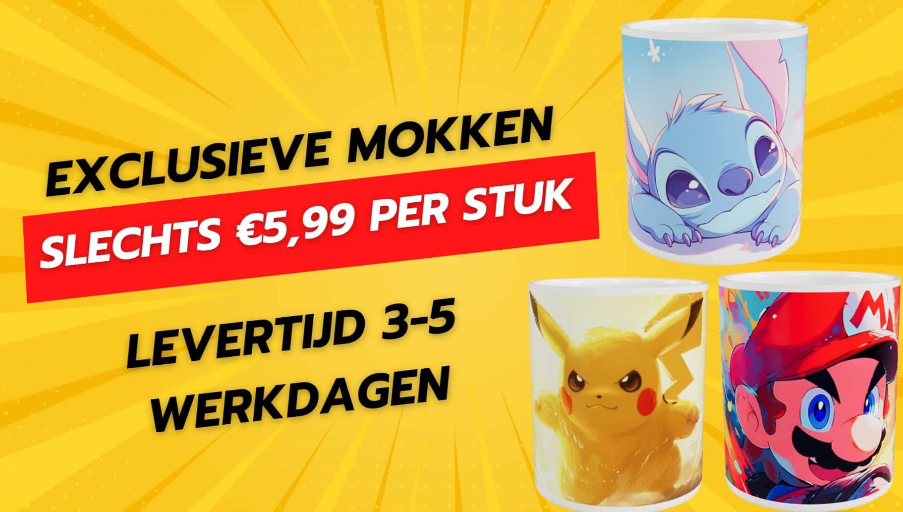 Populaire mokken voor €5,99